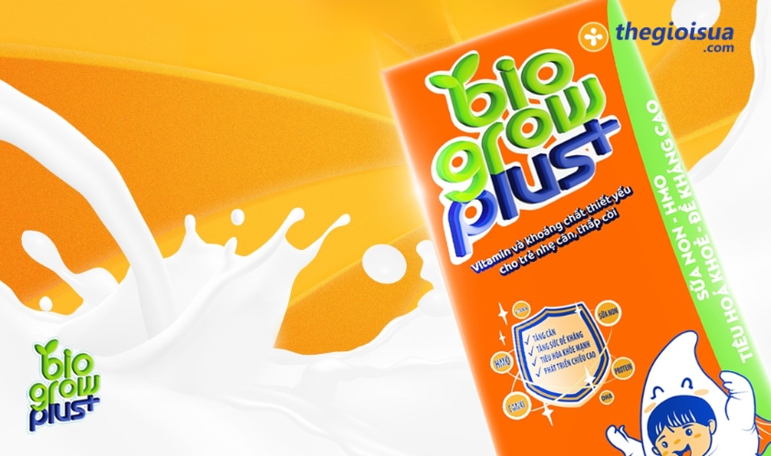 Sua uong dinh duong BioGrow Plus la gi