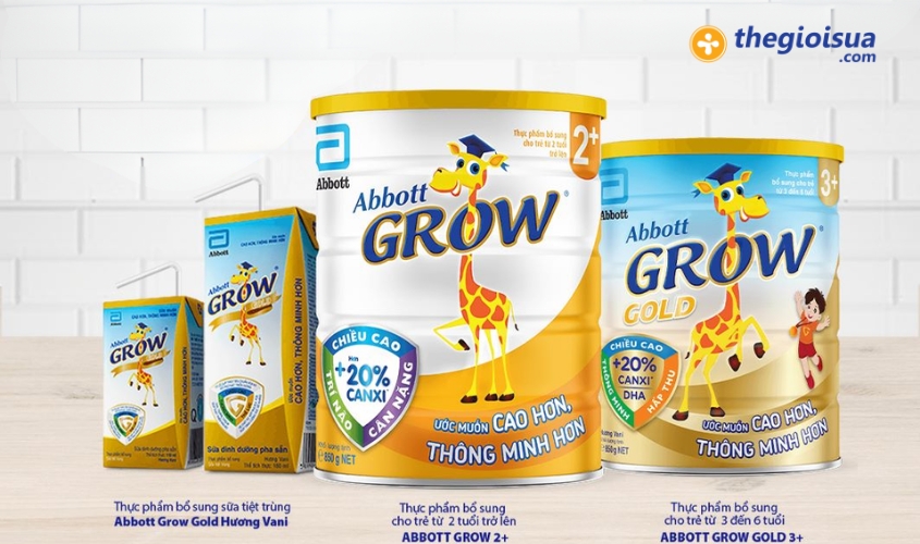 Thanh phan dinh duong sua Abbott Grow co tot khong