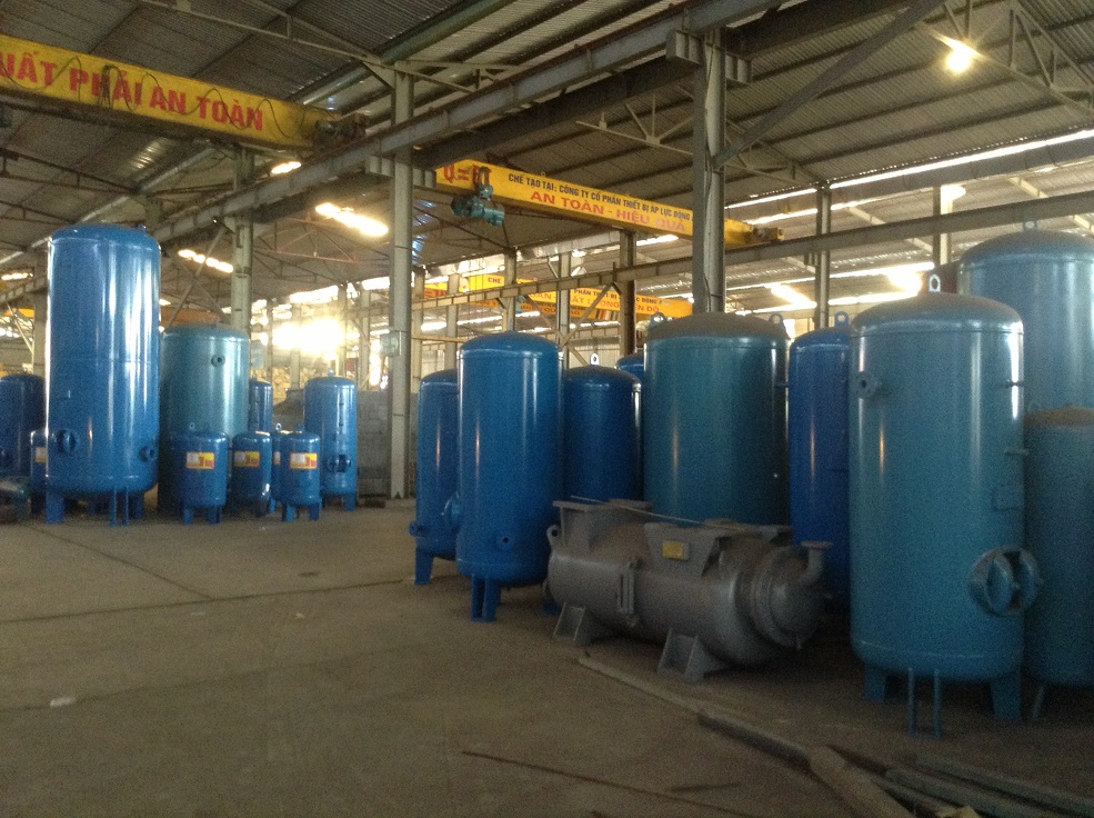 Có thể để bình chứa khí nén trong nhà kho đảm bảo an toàn