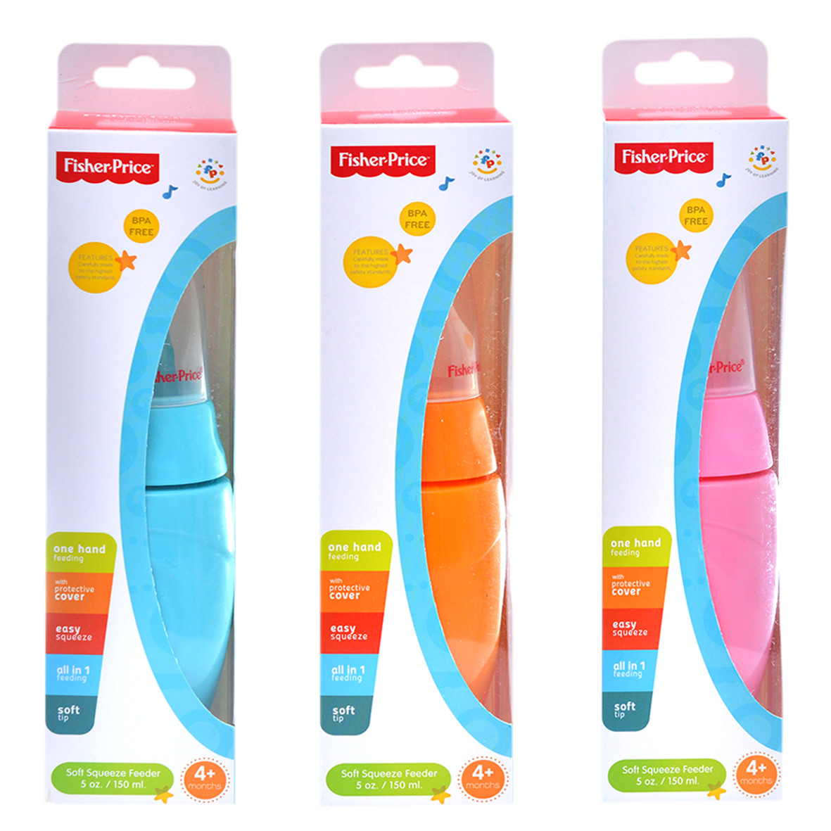 BÌNH MUỖNG ĂN DẶM NHỰA MỀM 150ML FISHER PRICE – NICKY BABIES