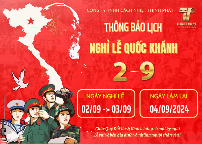 lịch nghỉ lễ 2/9