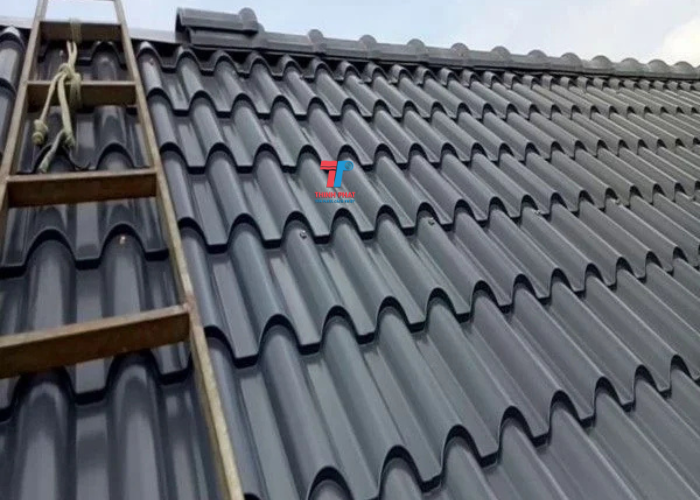 mái tôn giả ngói