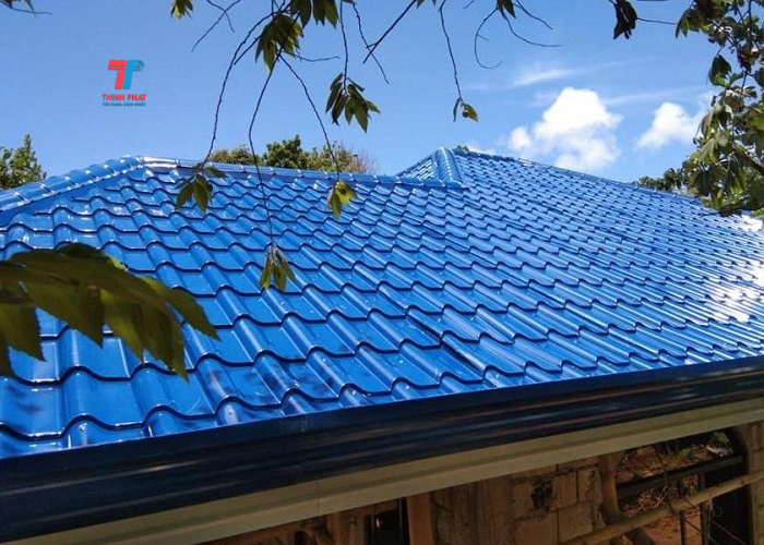 mái tôn giả ngói