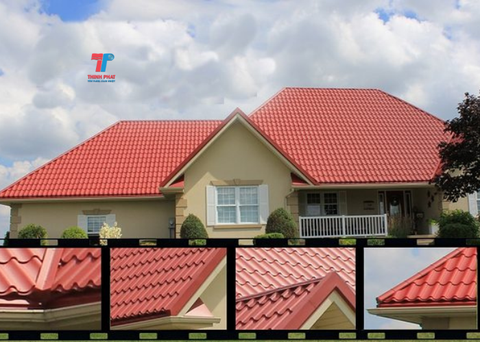 mái tôn giả ngói