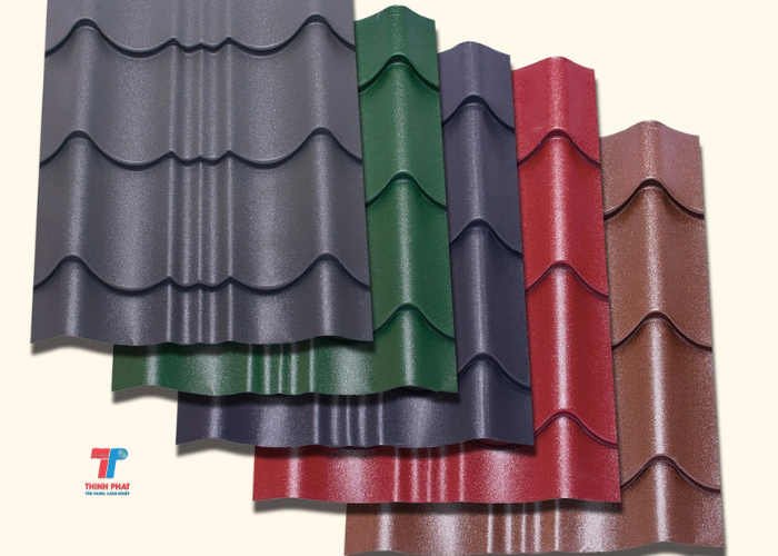 mái tôn giả ngói