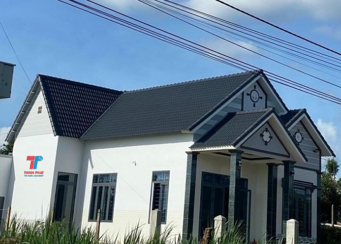 mái tôn giả ngói