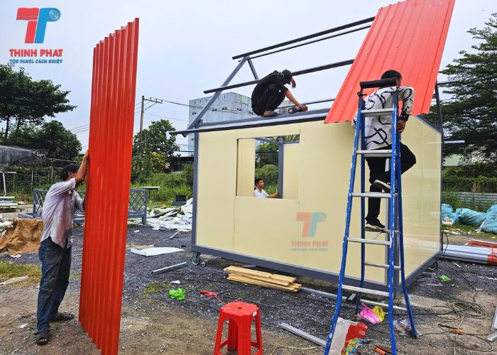 nhà tiền chế vách panel 1
