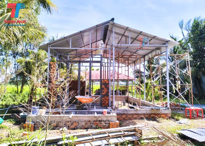 nhà tiền chế vách panel 7