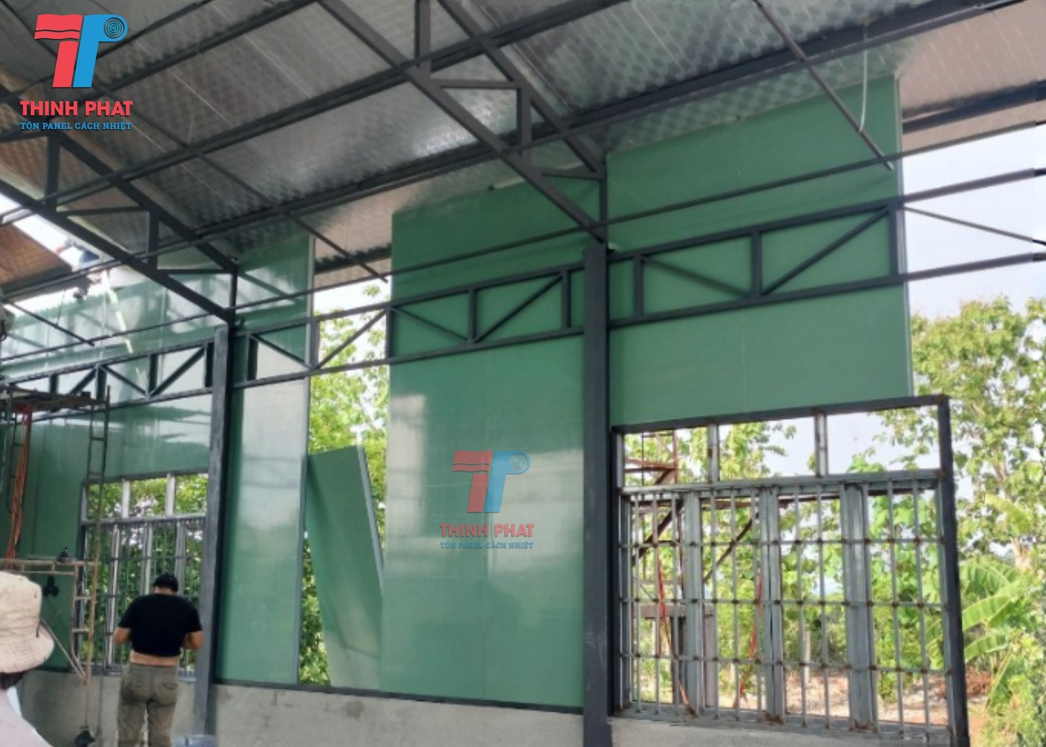 panel EPS xanh ngọc 2