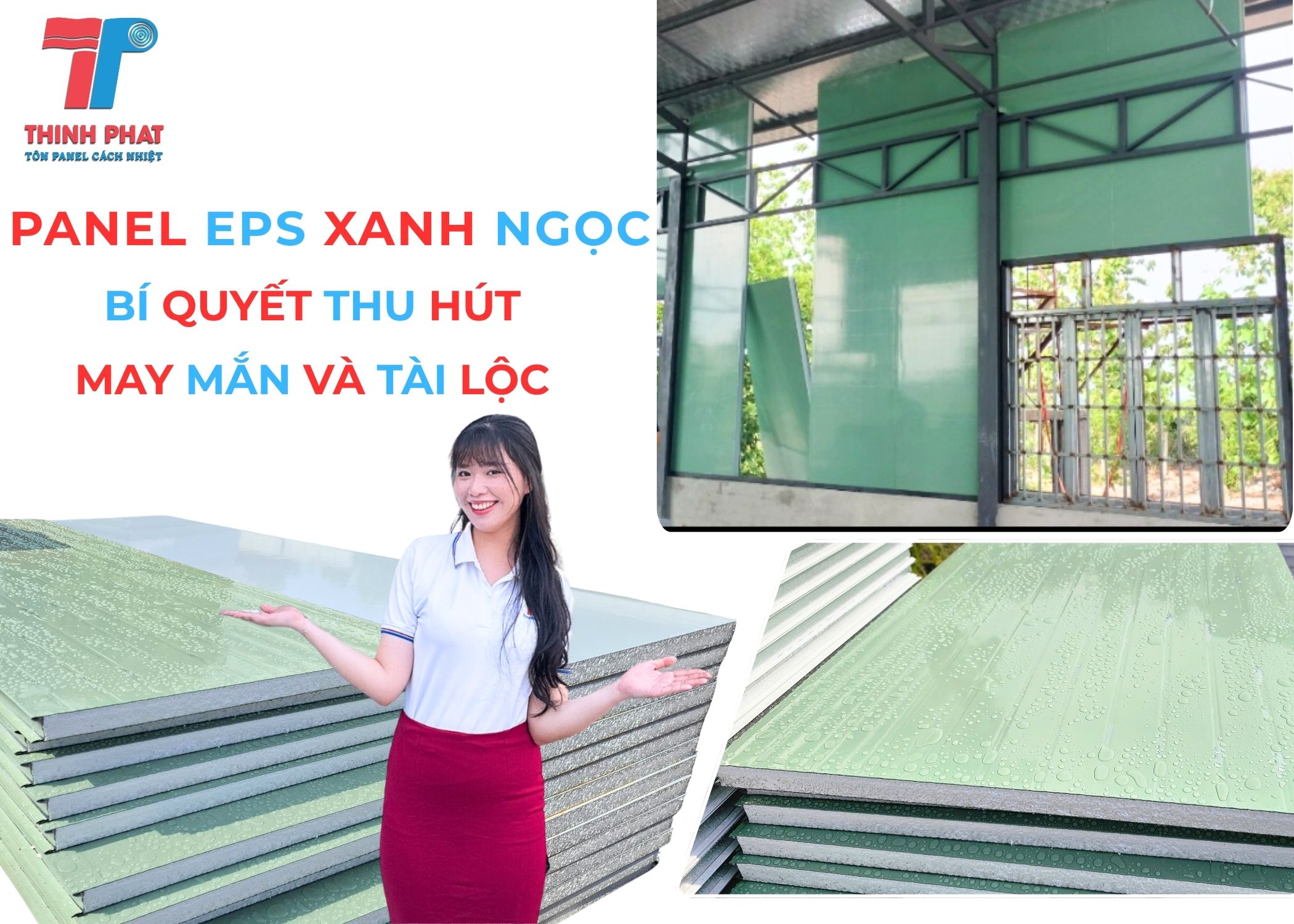 panel EPS xanh ngọc