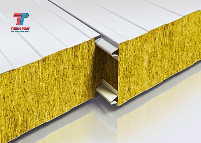 panel rockwool cách nhiệt chống cháy