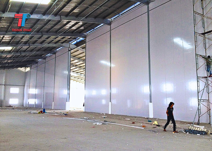 panel rockwool cách nhiệt chống cháy