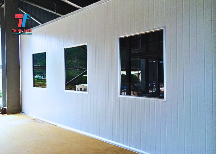 panel rockwool cách nhiệt chống cháy