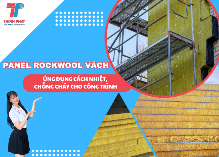 panel rockwool vách