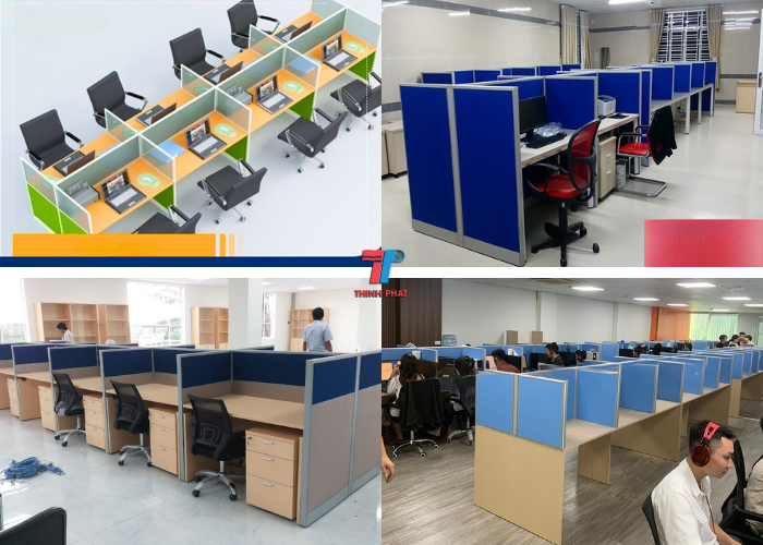 vách ngăn bàn panel