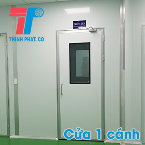 cửa panel phòng sạch 1 cánh