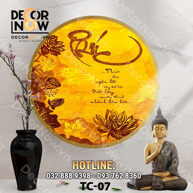 Tranh trúc chỉ chữ Phúc tại Decornow