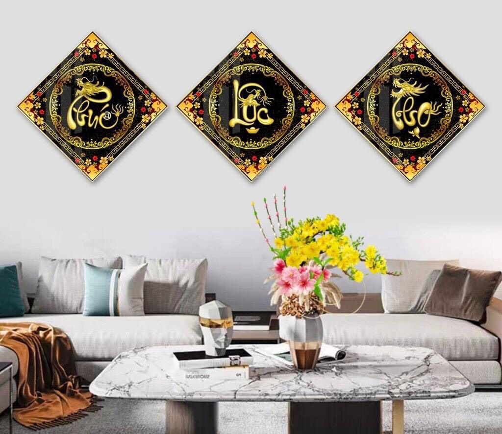 Tranh trang trí phòng thờ cao cấp tại Decornow