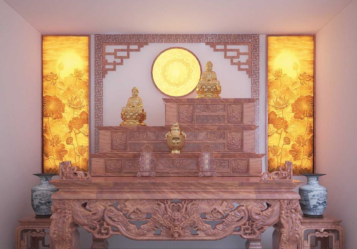 Tranh trúc chỉ phòng thờ tại Decornow