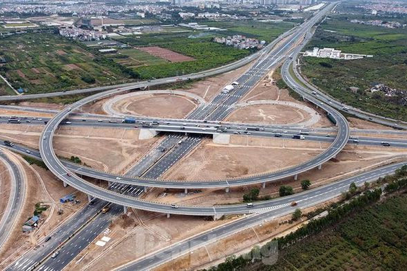 Dự án nút giao vành đai 3 với cao tốc Hà Nội - Hải Phòng