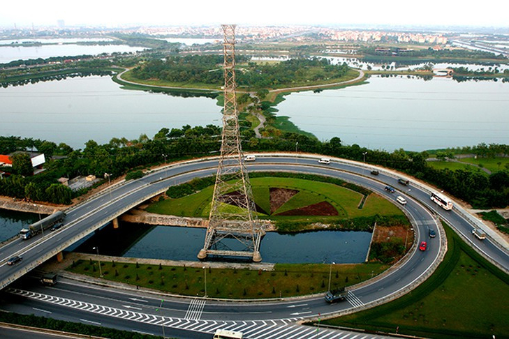 Nút giao Pháp Vân với cao tốc Pháp Vân - Cầu Giẽ