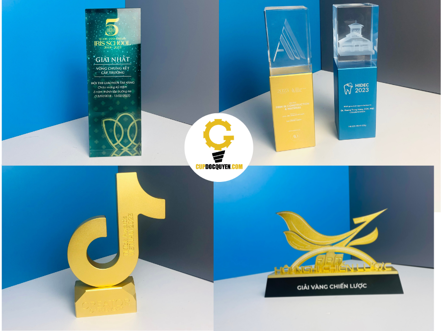 các mẫu cúp lưu niệm ưng ý