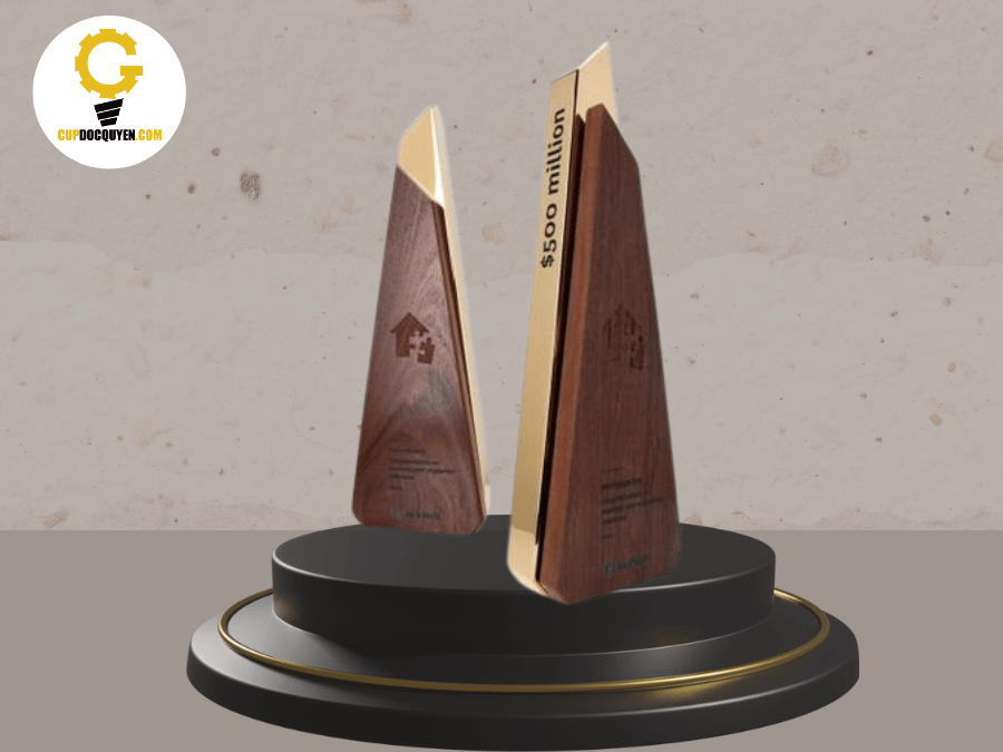 Cúp vinh danh gỗ cao cấp