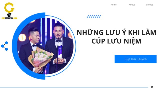 mẫu cúp lưu niệm đẹp 5