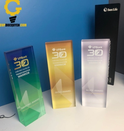 Cúp lưu niệm pha lê 1