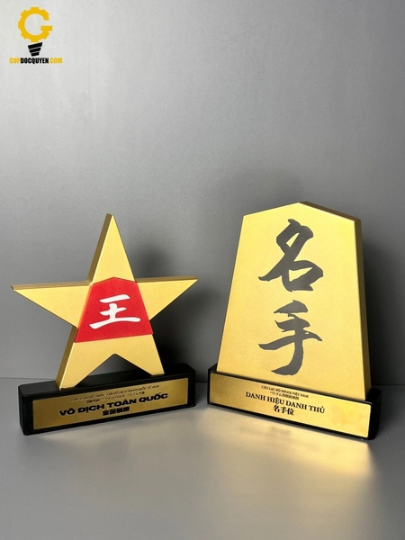 cúp vinh danh hình ngôi sao 2