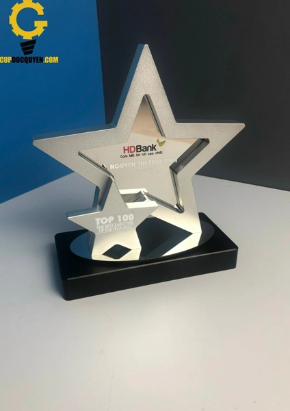 cúp vinh danh hình ngôi sao 3