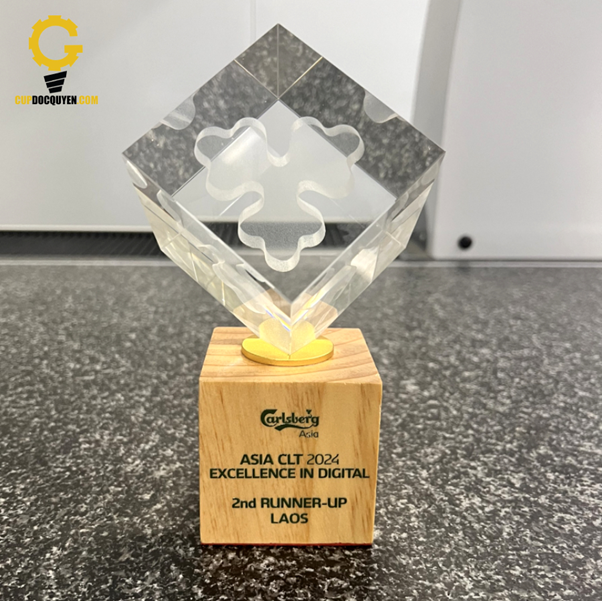 mẫu cúp vinh danh gỗ đẹp 5