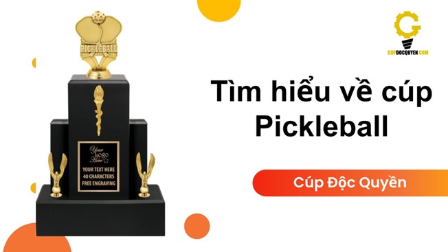 tìm hiểu Mẫu cúp Pickleball đẹp