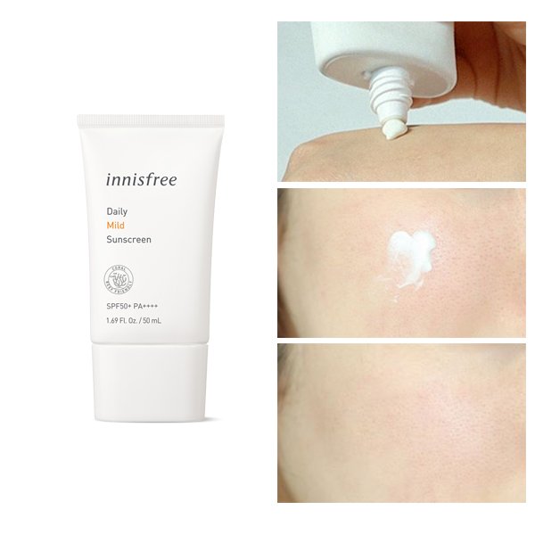 Kem Chống Nắng Innisfree Daily Mild Sunscreen SPF50+ PA++++ 50ml