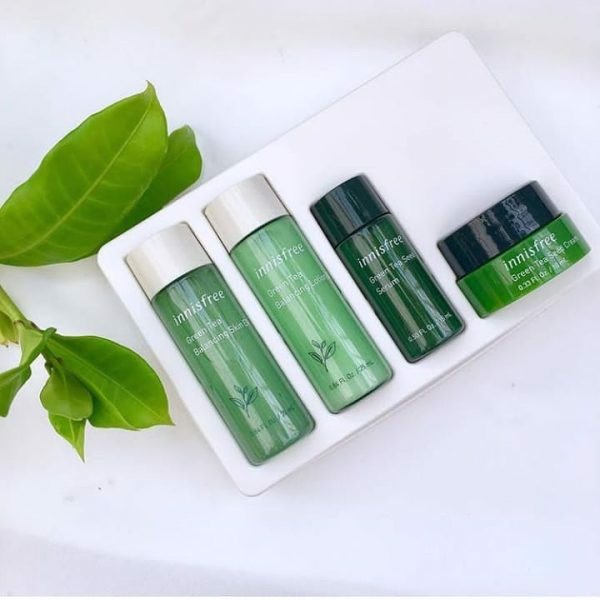 Bộ Dưỡng Da Innisfree Green Tea Special Kit EX Mini 4 Món Mẫu Mới