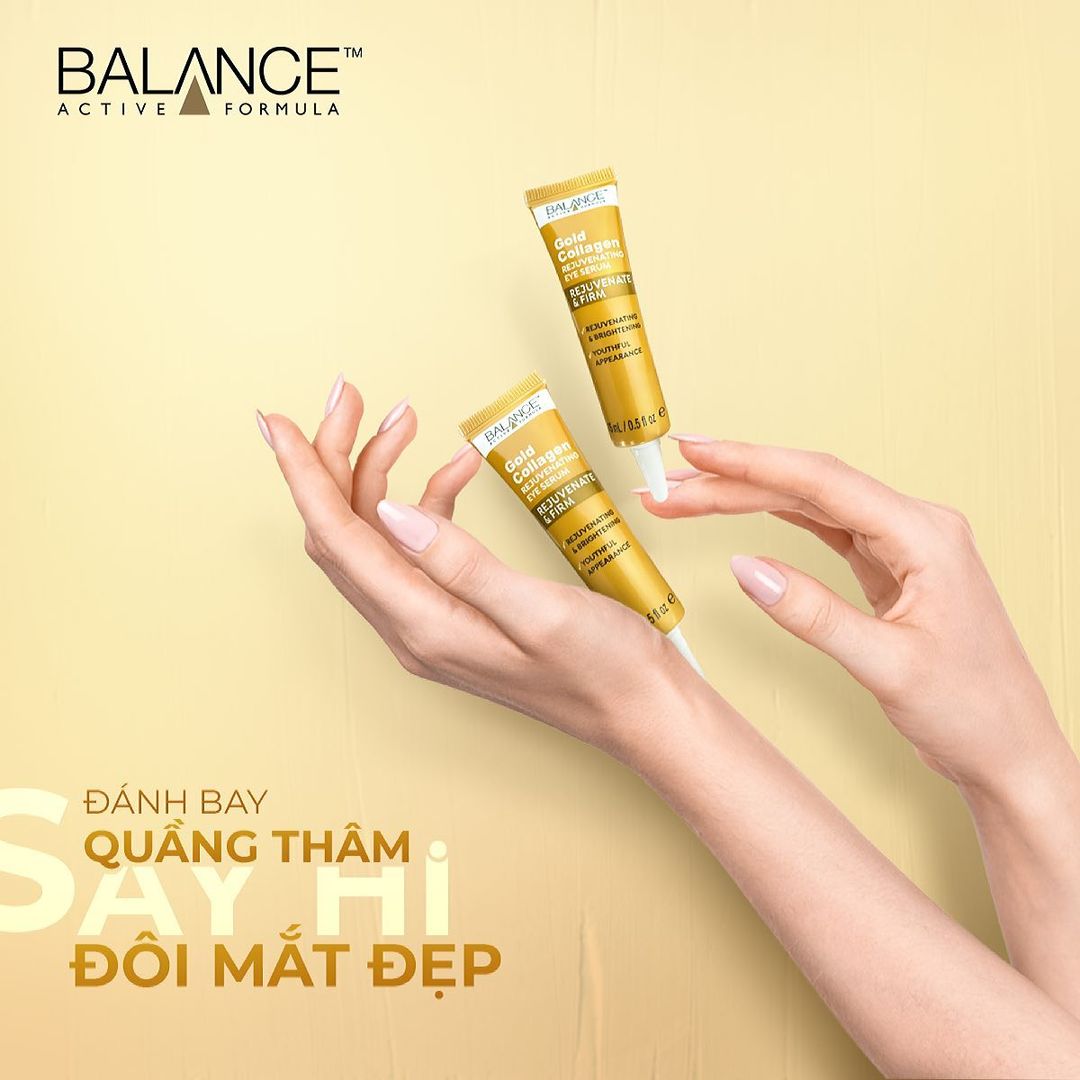 Kem Mắt Dưỡng Da Ngừa Lão Hoá Balance Active Formula Gold Collagen Rejuvenating Eye