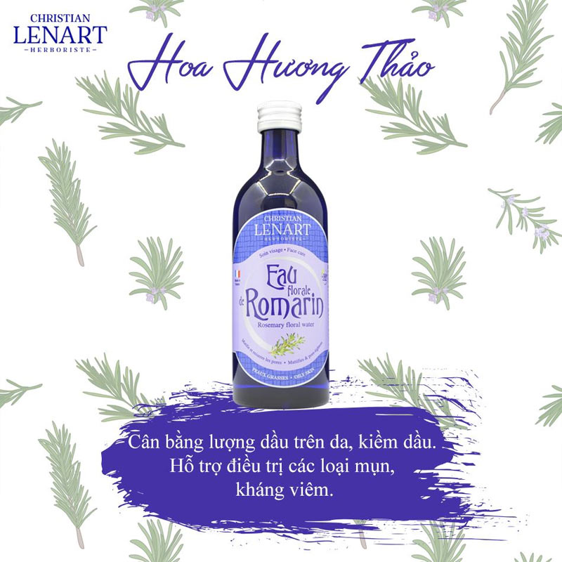 Nước Hoa Hồng Christian Lenart Eau Florale De Hoa Hương Thảo