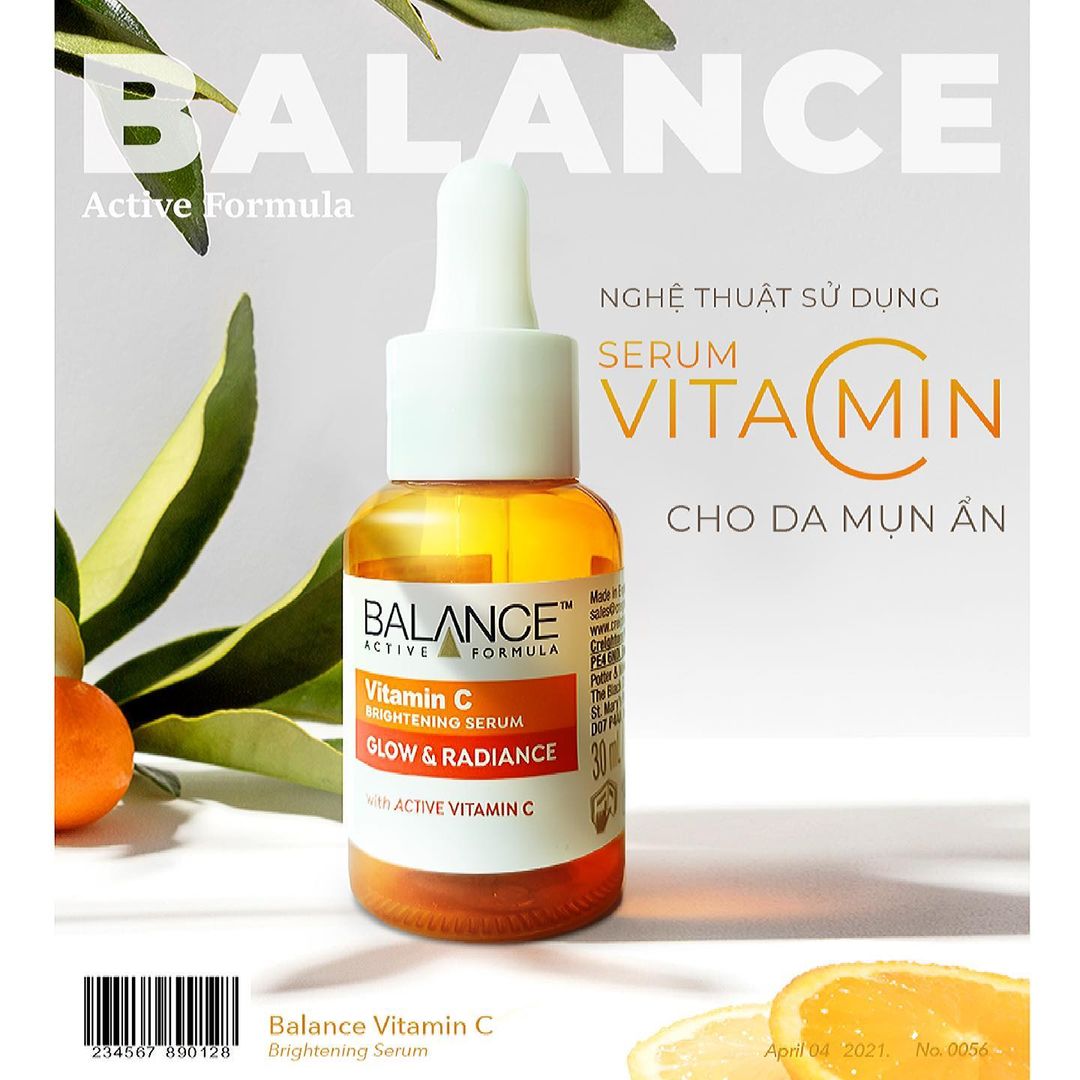 Serum Dưỡng Trắng Da Balance Active Formula Vitamin C Brightening