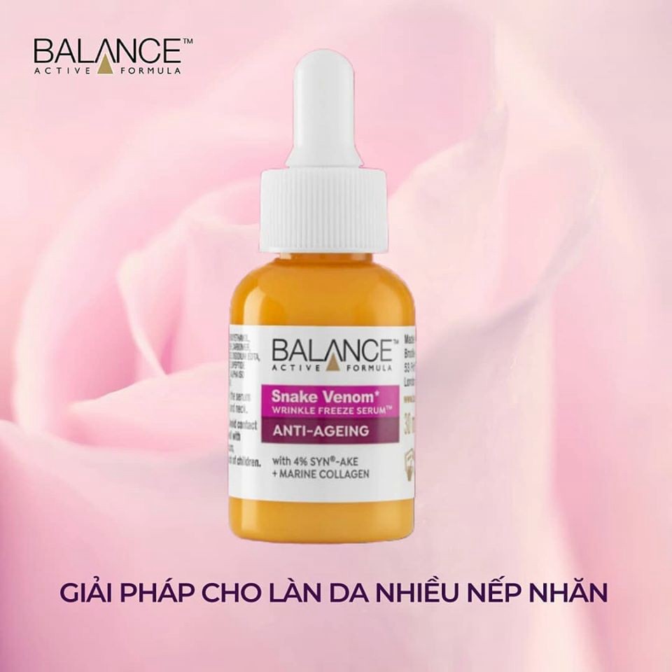 Serum Ngừa Lão Hoá Chiết Xuất Nọc Rắn Balance Active Formula Wrinkle Freeze