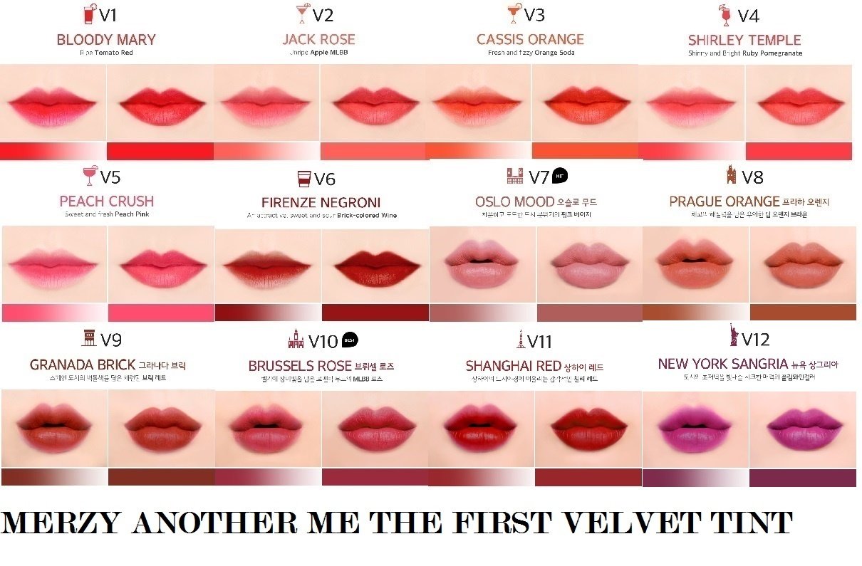 Son kem lì mịn môi Merzy The First Velvet Tint 4.5g 3