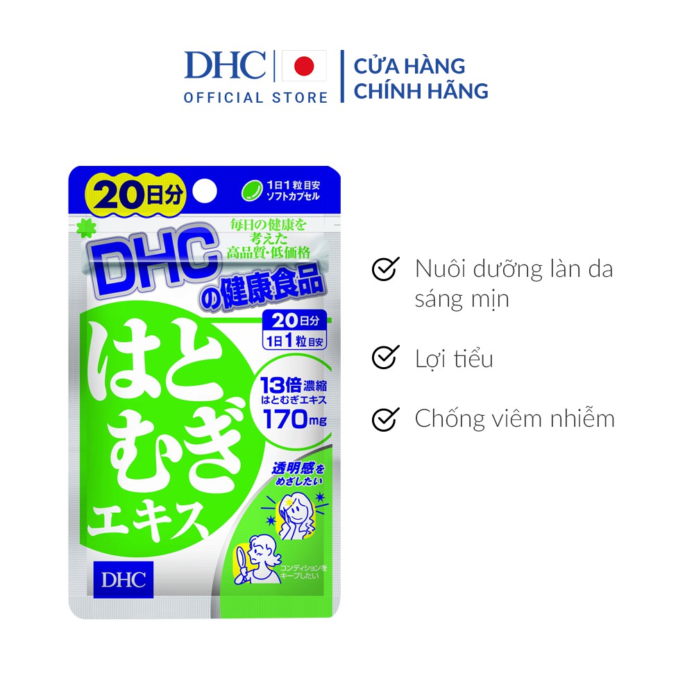 Viên Uống Trắng Da DHC Adlay Extract Nhật Bản