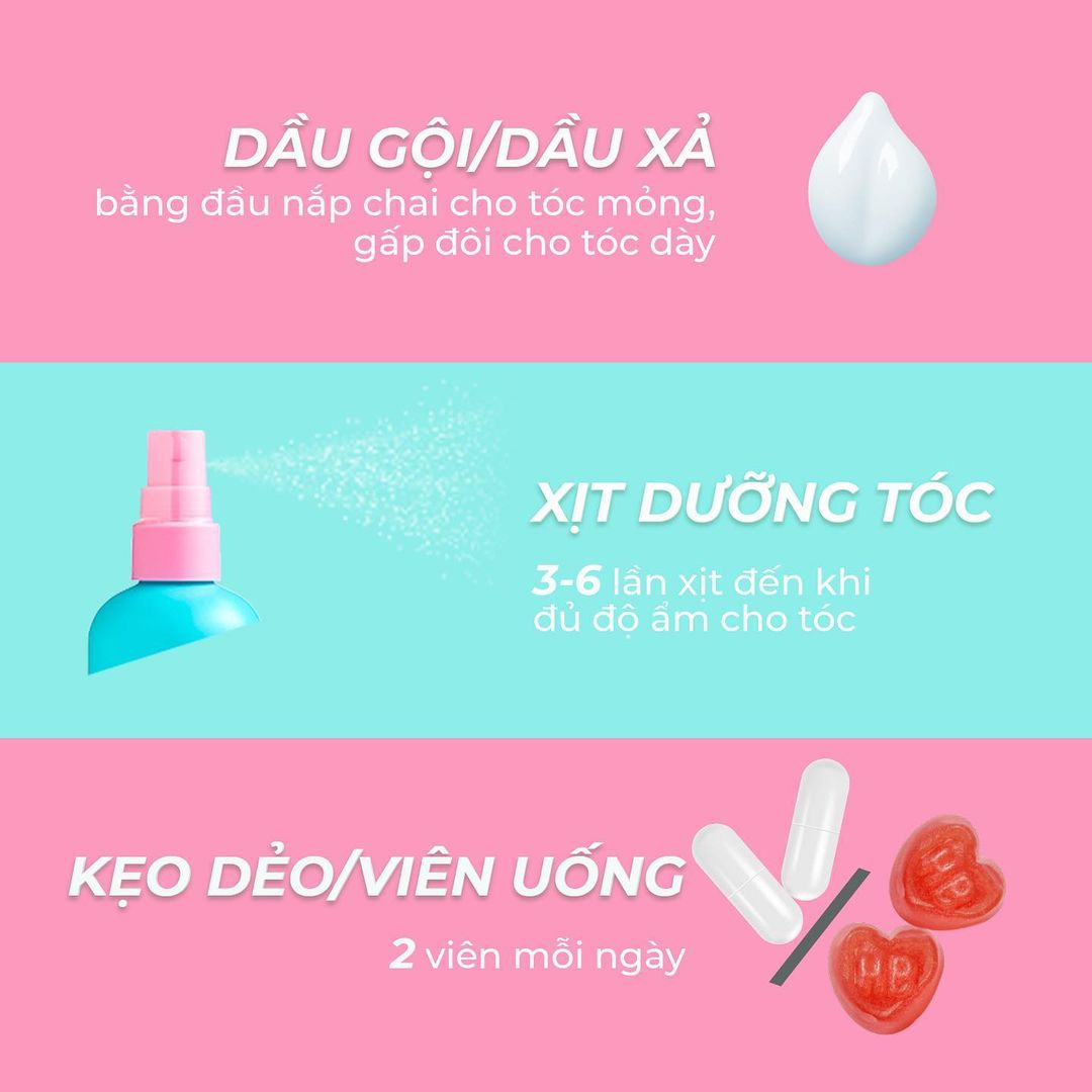 Bộ Gội Xả Hairburst Kích Thích Mọc Tóc 350ml