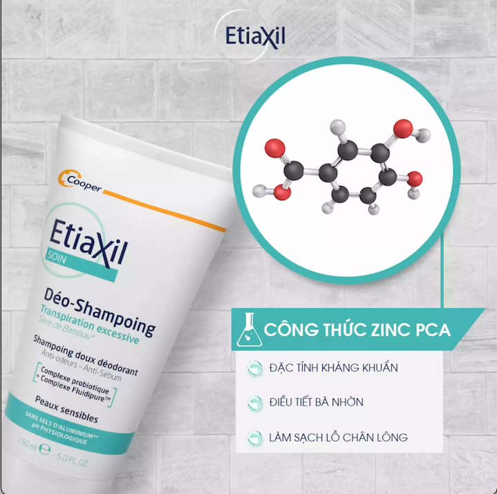 Dầu Gội Làm Sạch Và Điều Tiết Bã Nhờn EtiaXil Deo-Shampoing 150ml