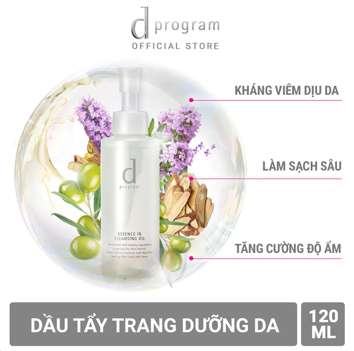 Dầu Tẩy Trang D Program Essence Cleansing Oil 120ml