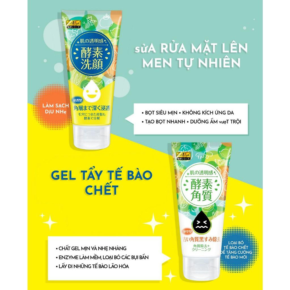 Gel Tẩy Tế Bào Chết SEXYLOOK Lên Men Trái Cây Tự Nhiên 120g