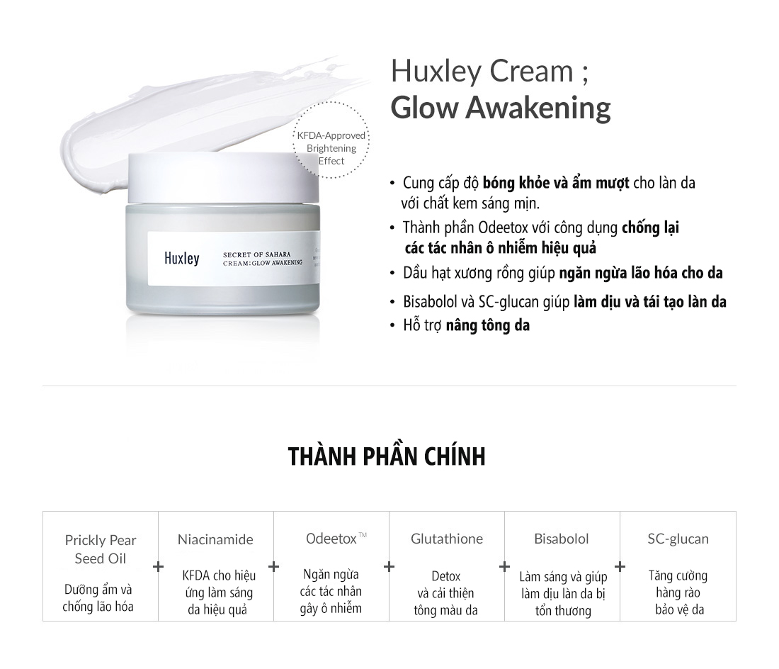 Kem Dưỡng Ẩm Huxley Cream More Than Moist 50ml