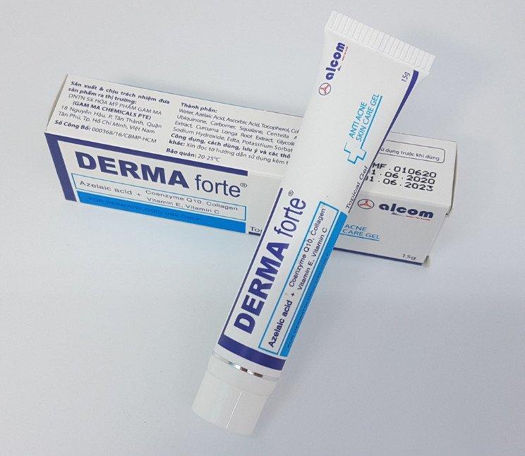 Kem Giảm Mụn Mờ Thâm Derma Forte 15g