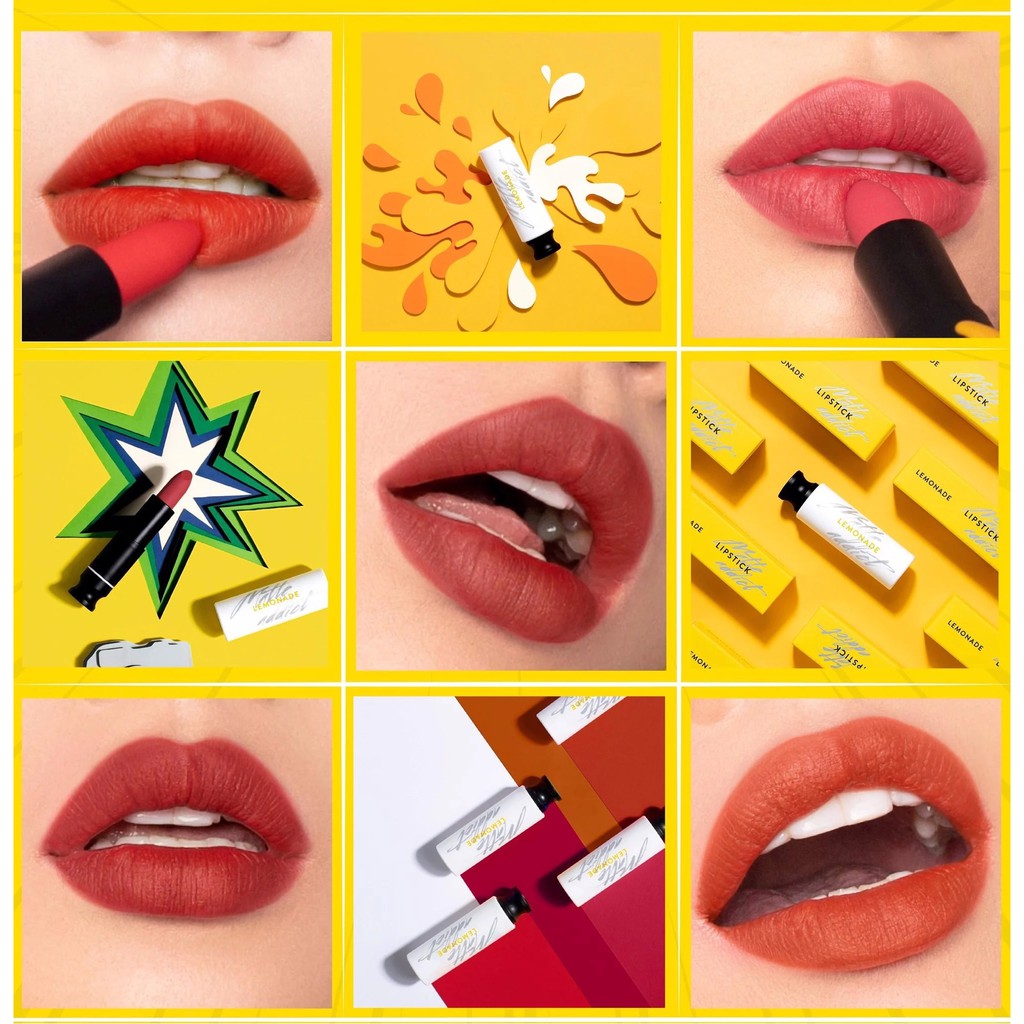 Son lì dạng thỏi LEMONADE Matte Addict Lipstick 3.8g 4