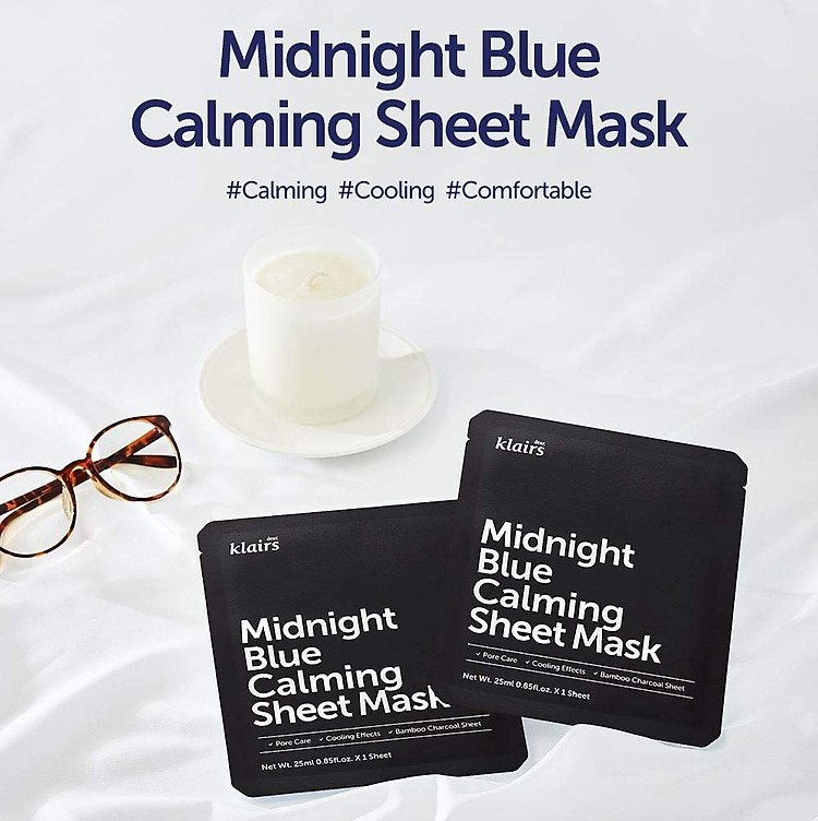 Mặt Nạ Giấy Klairs Midnight Blue Calming 