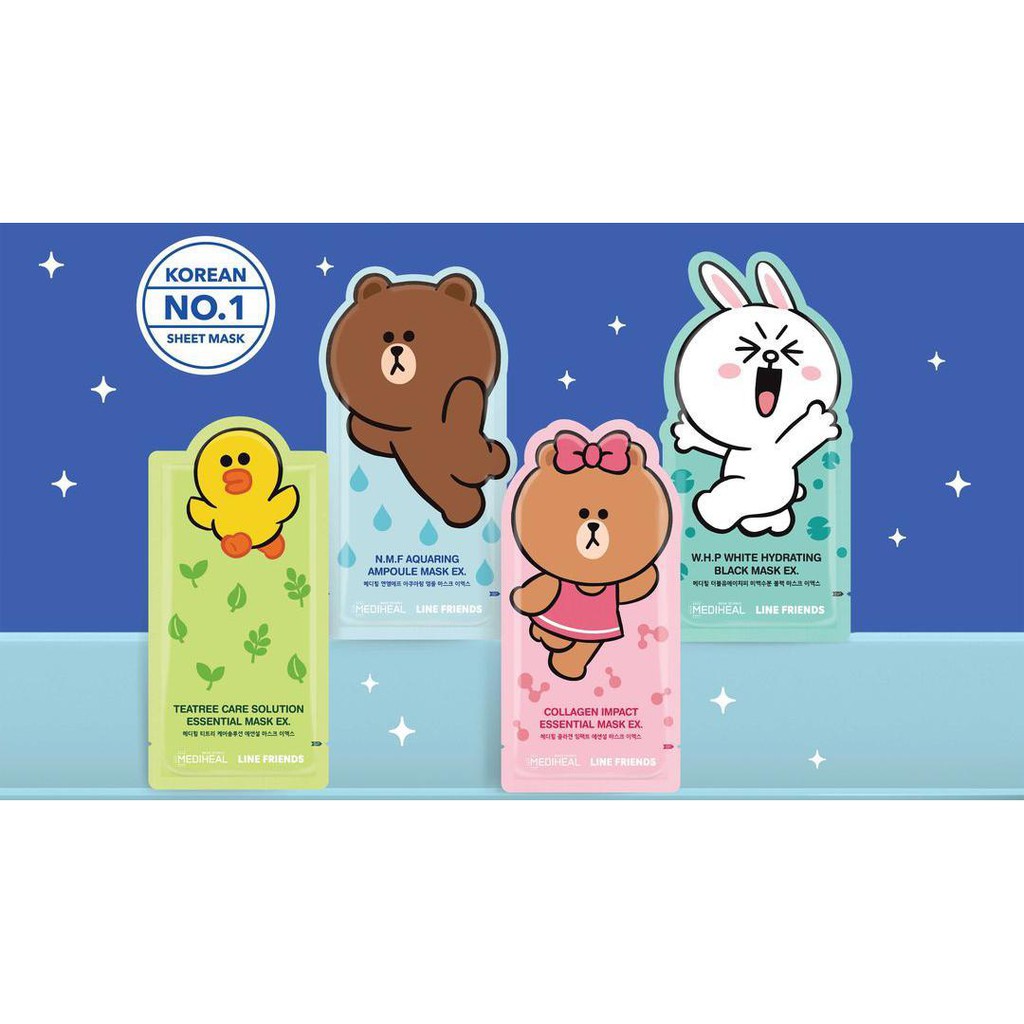 Mặt Nạ Mediheal Line Friends